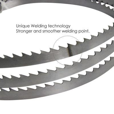 15-28mm Dentes Espaçamento Vertical Steel Bladeband Band Saw Bimetal Blade para corte de madeira