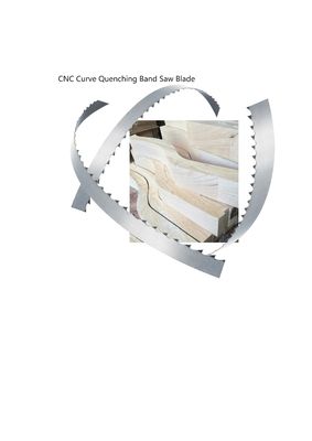 Lâmina de corte CNC para têmpera de curva Cnc para lâminas de serra de fita de madeira