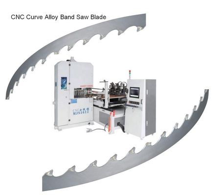 TCT Carbide Wood Saw Blade Processo de solda de alta frequência para madeira dura 0.65-1.25MM Largura