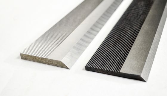 Long Life 600*60*8mm HSS Metric Serrated Knives para suavização da superfície do planador de madeira