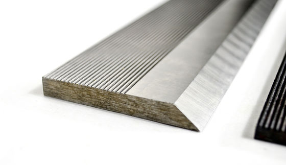 Long Life 600*60*8mm HSS Metric Serrated Knives para suavização da superfície do planador de madeira