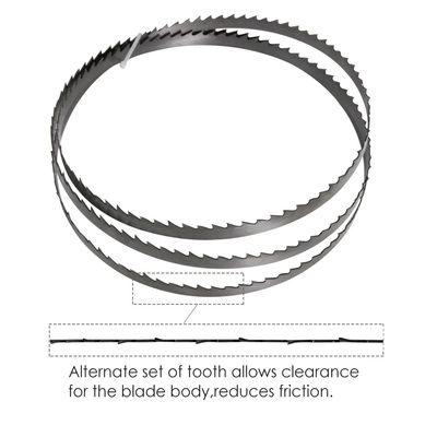 Alta Frequência Soldada Banda Horizontal de Corte Serra Lâmina Dentes espaçamento 15-28mm Para madeira