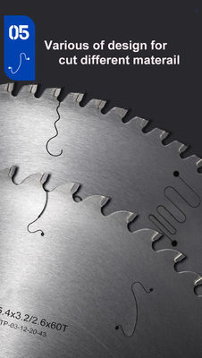TCT Carbide Teeth Saw Blade circular para corte profissional e versátil de alumínio