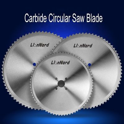 Carbide Tips Metal Cutting Saw Blade para aço inoxidável Ti revestido 285mm BS BW Dentes