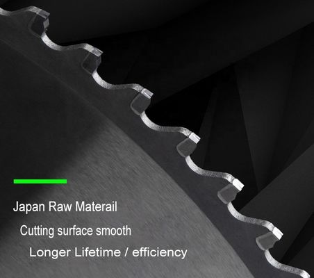 Carbide Tips Metal Cutting Saw Blade para aço inoxidável Ti revestido 285mm BS BW Dentes