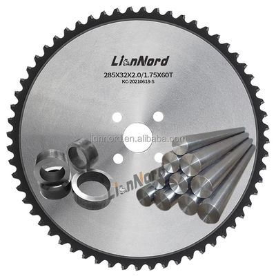 Lâmina de serra circular de carburo de tungstênio 54-120 Dentes 285*1,75*32mm para aço inoxidável