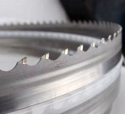 TCT Carbide Alloy Wood Cutting Band Saw Blade para processo de solda de alta frequência Tipo
