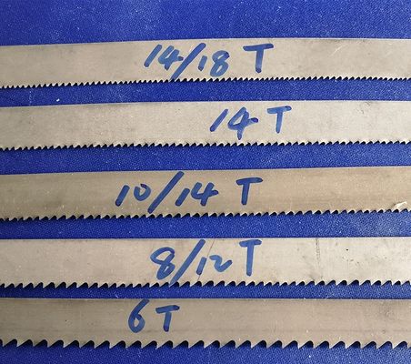 Lâmina de serra de corte de metal 0,6 mm de espessura e 14/18 dentes por polegada para várias aplicações