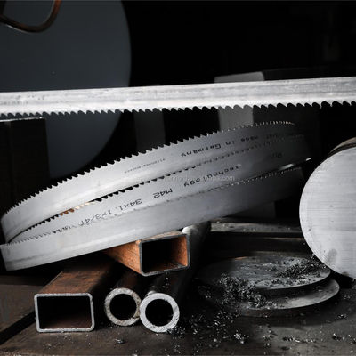 Top- Cold PRESS M42 BI-Metal Cutting Band Saw Blade para barra e tubo de aço inoxidável