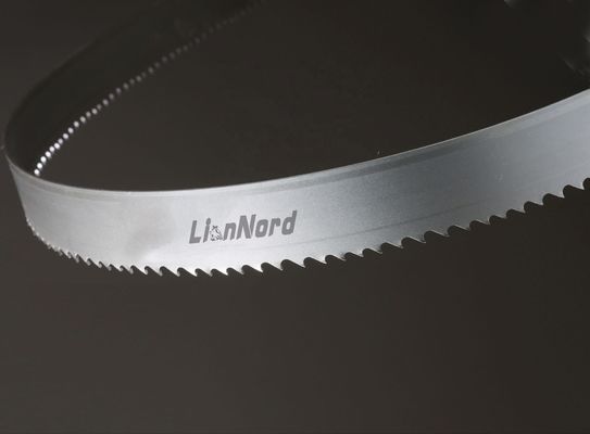 1in Largura revestida de Ti Bi-metal Band Saw Blade para corte de barra e tubo de aço inoxidável