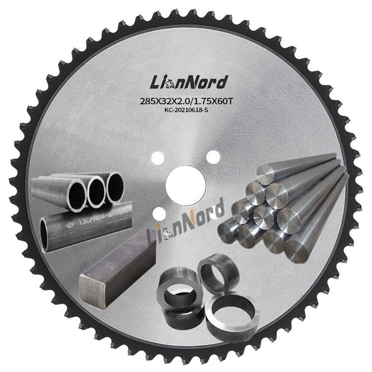 Lâmina de serra circular de carburo de tungstênio profissional para corte de metal 7/8IN Tamanho da árvore