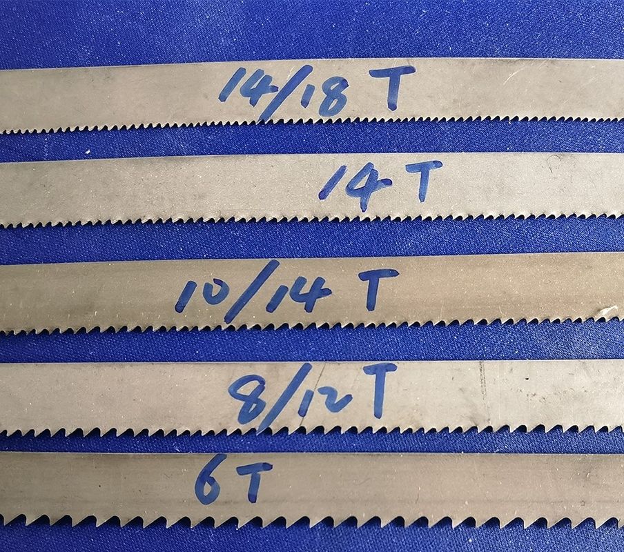 Bi-Metal Band Saw Blade para corte de vários metais 14/18 Forma de dentes comprimento personalizado